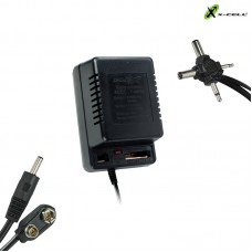 Fonte Adaptador Conversor AC/DC Universal 1.0A Bivolt 1,7V a 12V X-Cell FX-ACU